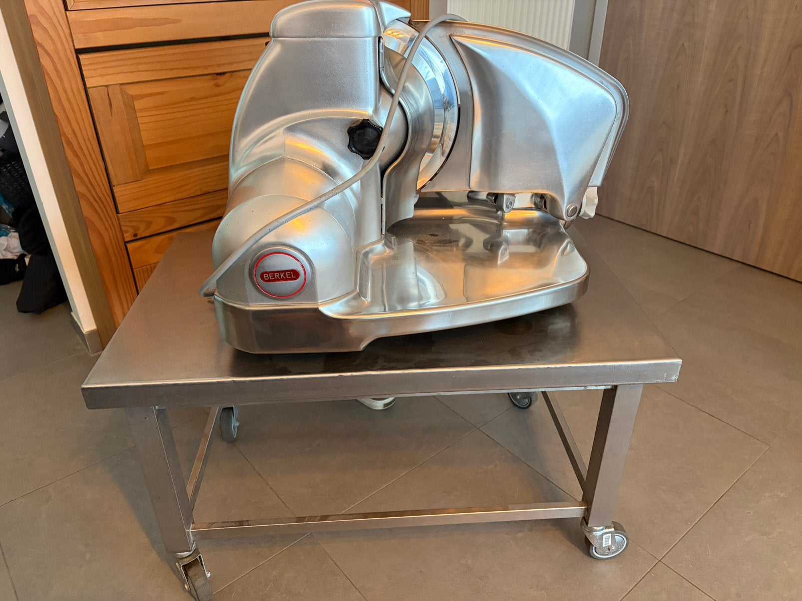 Berkel snijmachine professioneel, Ophalen