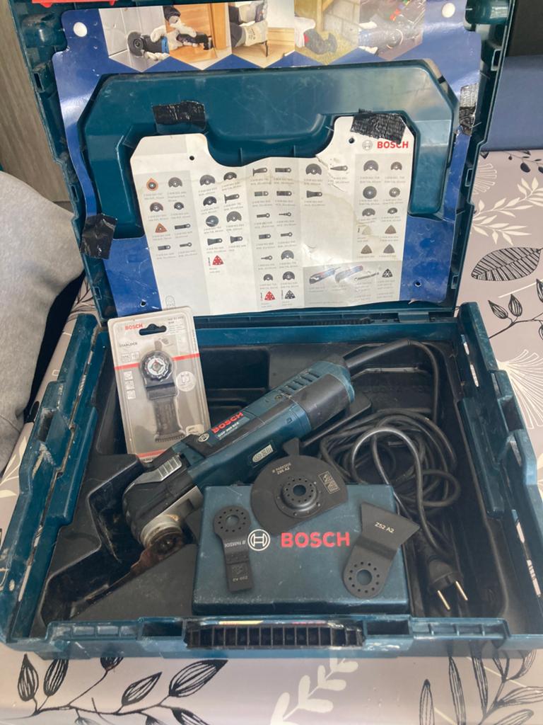 Outil multifonctions Bosh, Bricolage & Construction, Outillage | Foreuses, Enlèvement, Utilisé, Autres types, Vitesse variable