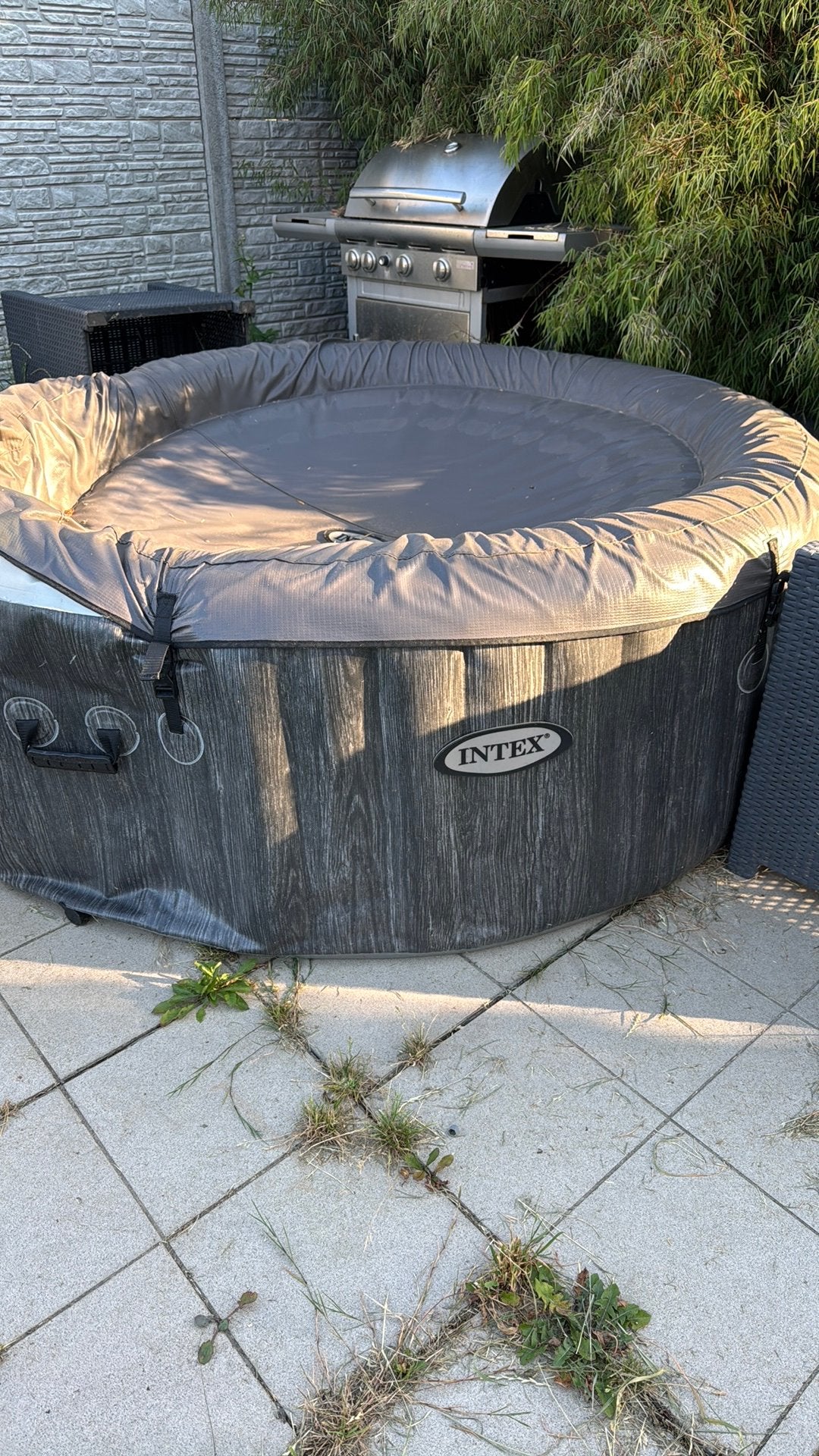 Jacuzzi intex, Tuin en Terras, Bubbelbaden en Hottubs, Ophalen, Gebruikt, Filter, Opblaasbaar