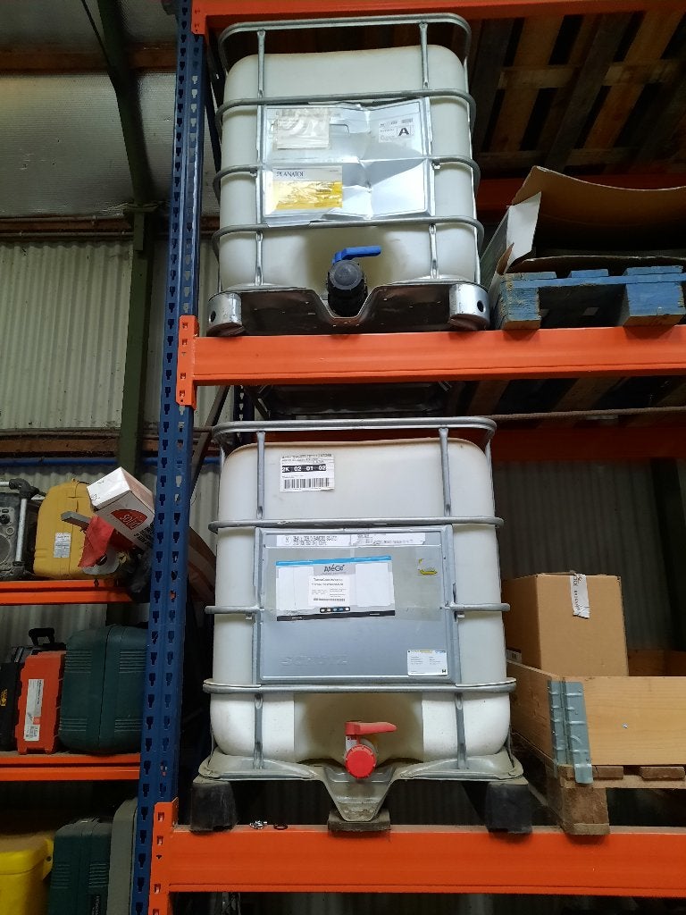 Vaten 600 liter, Ophalen, Gebruikt