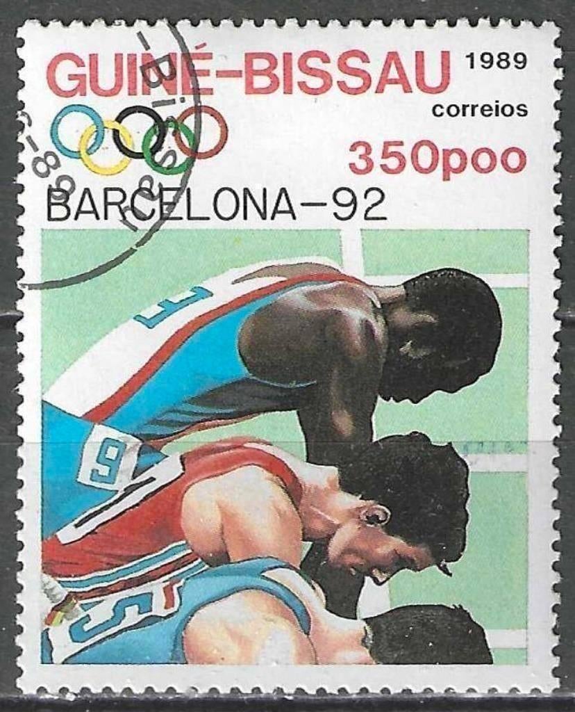 Guinee-Bissau 1989 - Stampworld 698 - Barcelona '92 (ST), Postzegels en Munten, Postzegels | Afrika, Gestempeld, Guinee, Verzenden