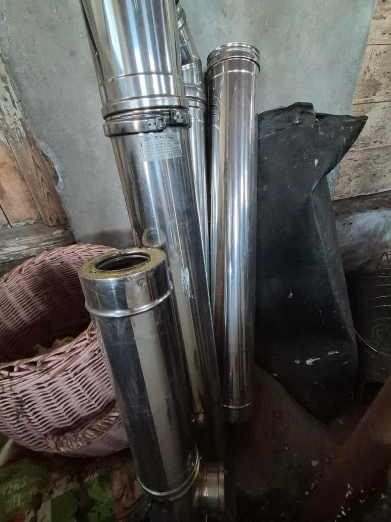 Dubbelwandige buizen voor pelletkachel ,, Doe-het-zelf en Bouw, Ophalen