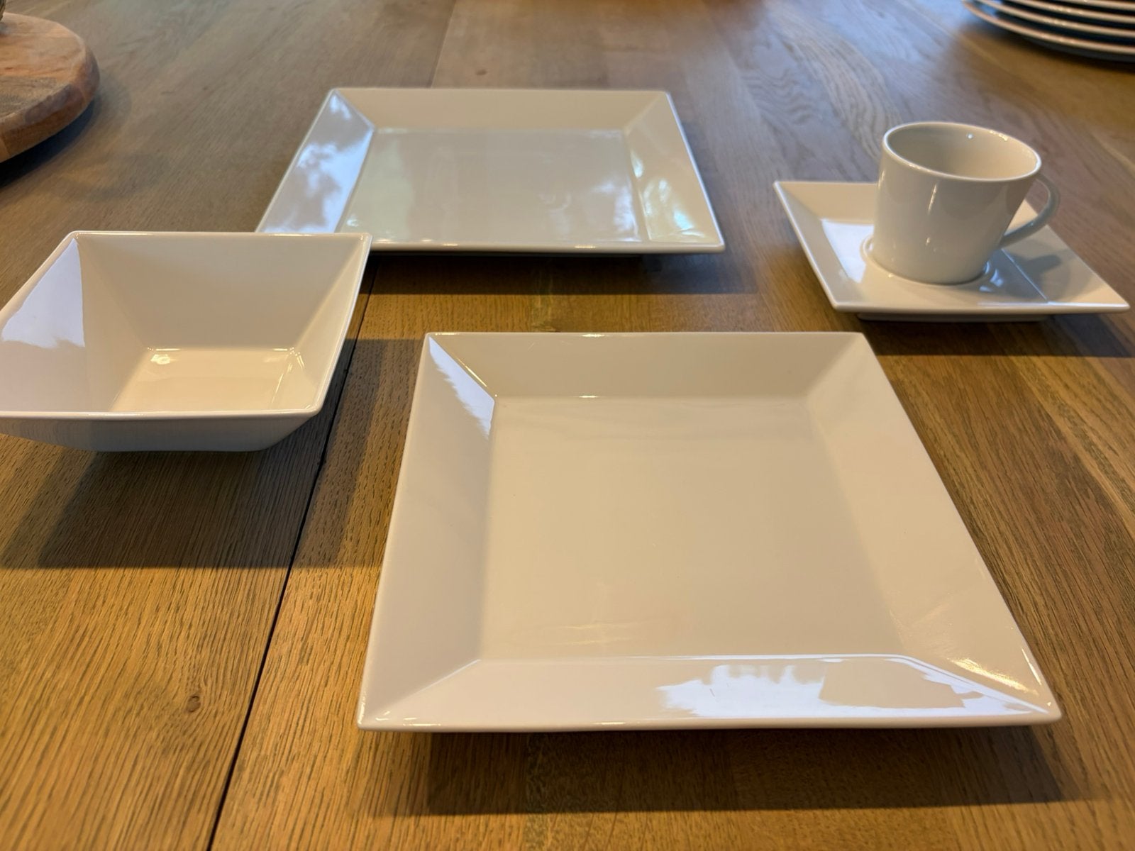 Servies wit 10 stuks, Ophalen, Zo goed als nieuw