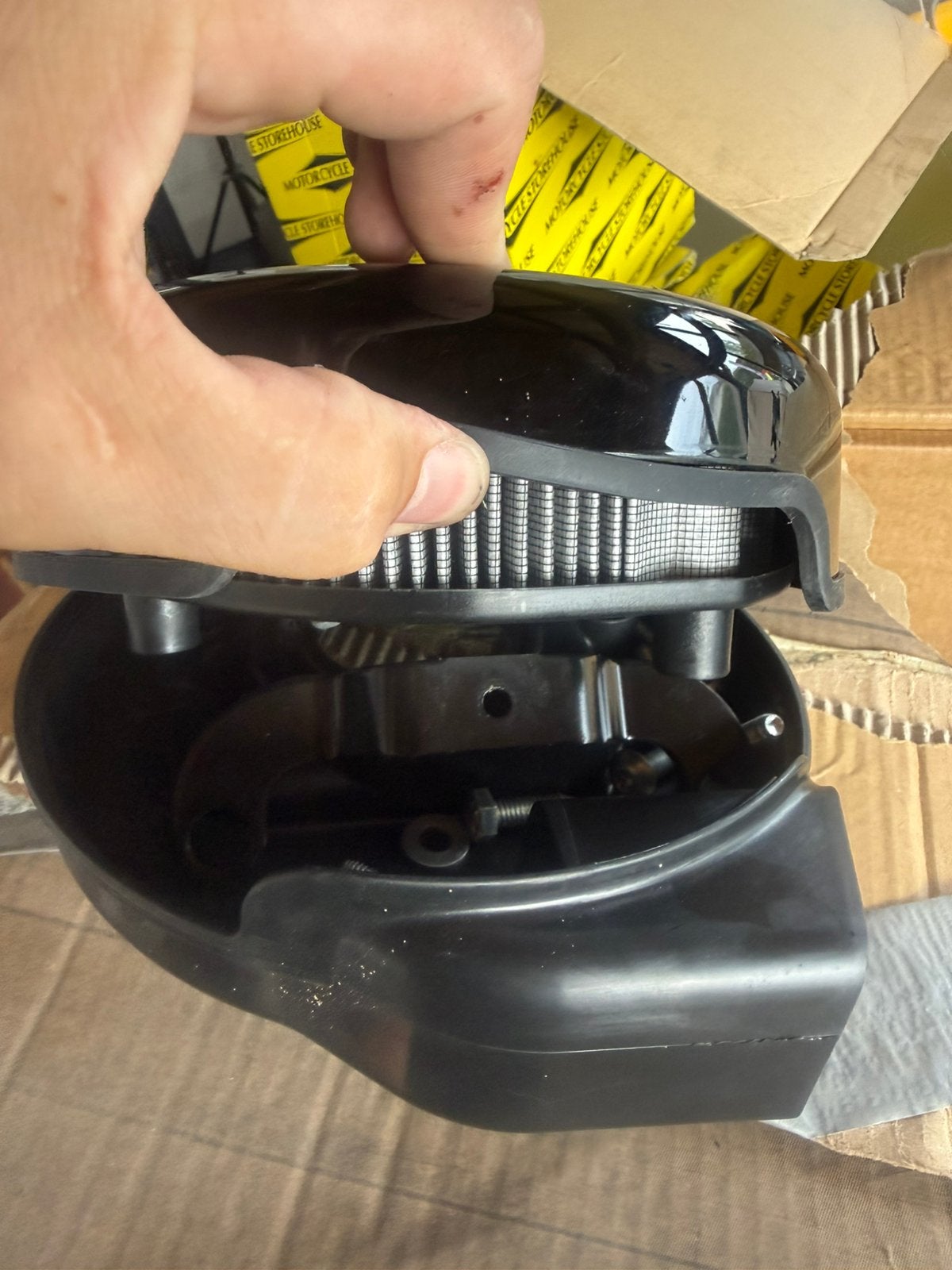 Filtre à air complet avec filtre Sportster 883, Motos, Enlèvement ou Envoi, Neuf