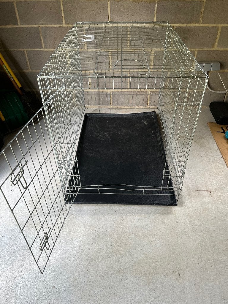 Cage métallique pour grand chien, Animaux & Accessoires, Accessoires pour chiens, Enlèvement, Comme neuf