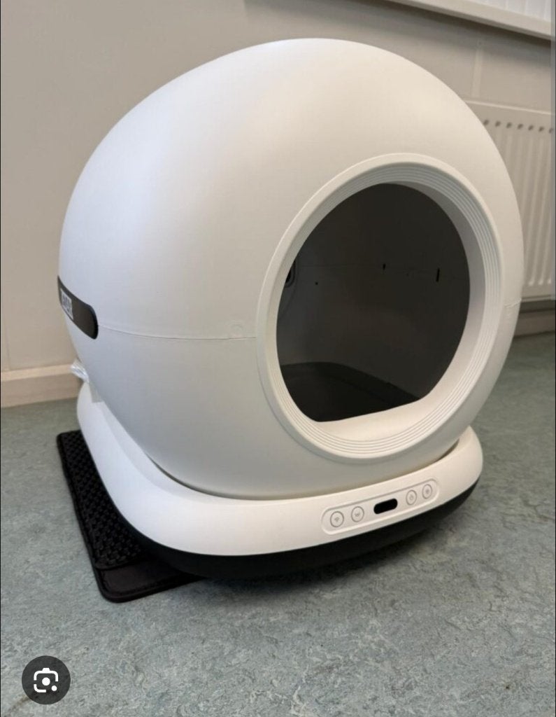 Automatische kattenbak, Dieren en Toebehoren, Kattenbakken, Ophalen, Zelfreinigend, Zo goed als nieuw, Open