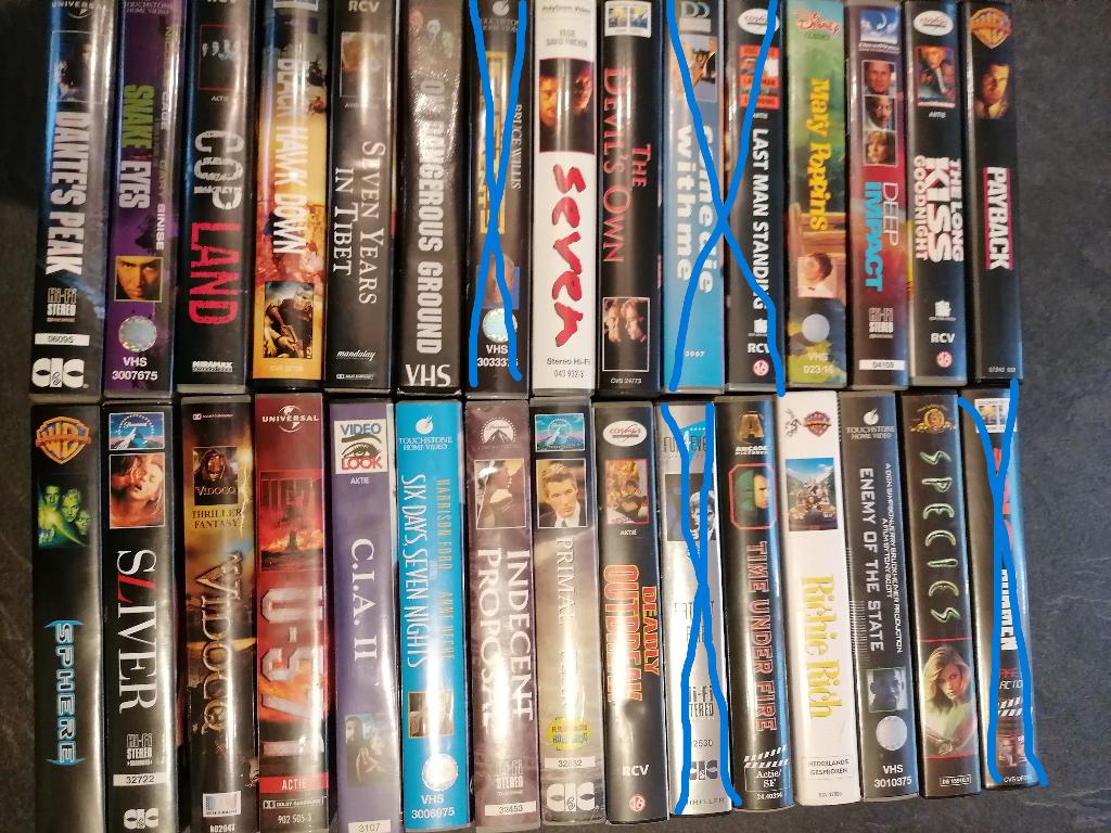 VHS Film 3, Cd's en Dvd's, VHS | Film, Zo goed als nieuw, Actie en Avontuur, Ophalen of Verzenden