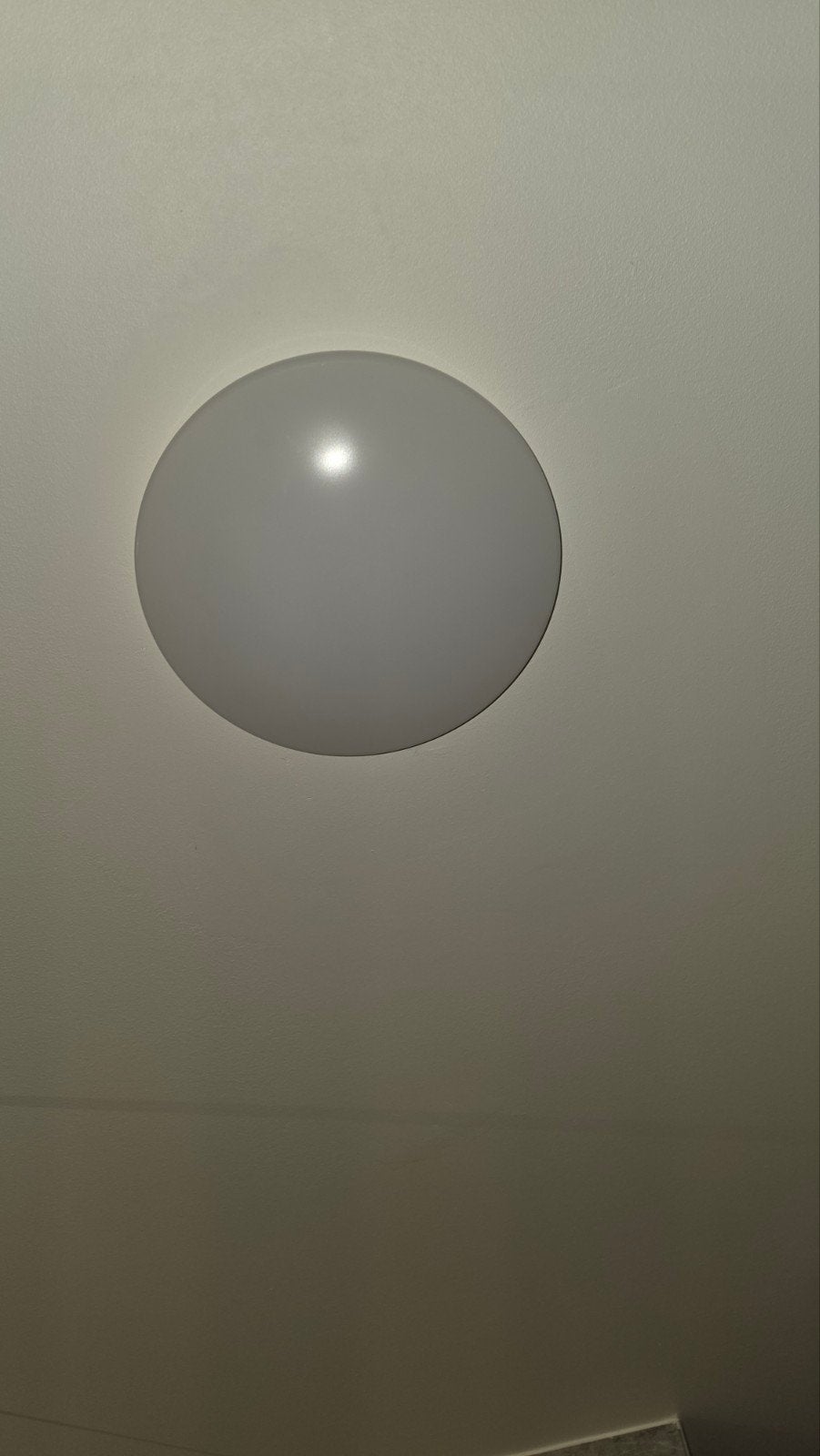 Ronde plafondlamp, Enlèvement