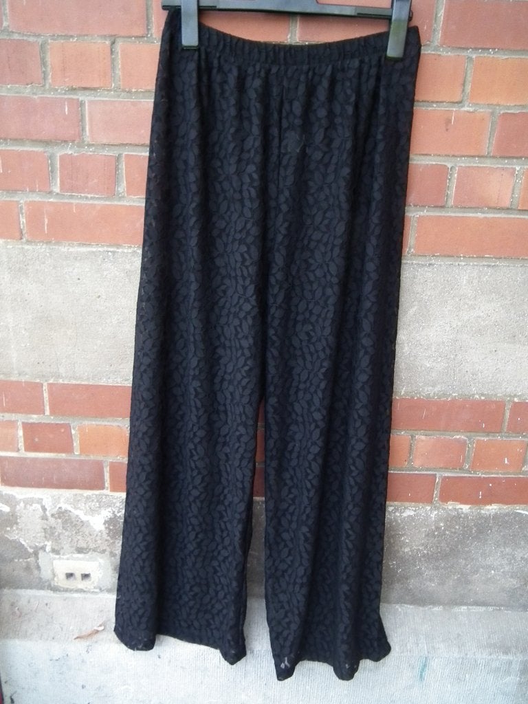 Pantalon été noir pour femme. taille XL (Power Flower) Neuf, Neuf, Taille 46/48 (XL) ou plus grande, Power Flower, Longs