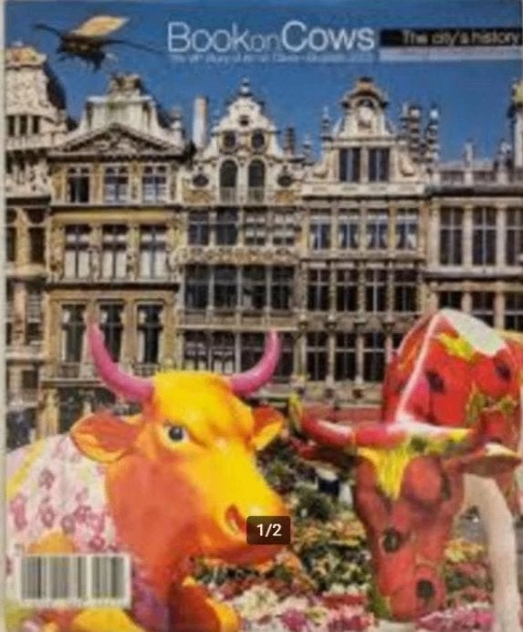 book on cows brussels 2003, Livres, Enlèvement ou Envoi