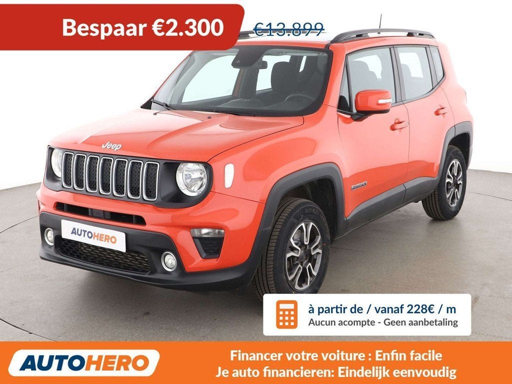 Jeep Renegade 2.0 M-Jet Longitude 4WD (bj 2019), Auto's, Jeep, Stof, Overige kleuren, 1505 kg, SUV of Terreinwagen