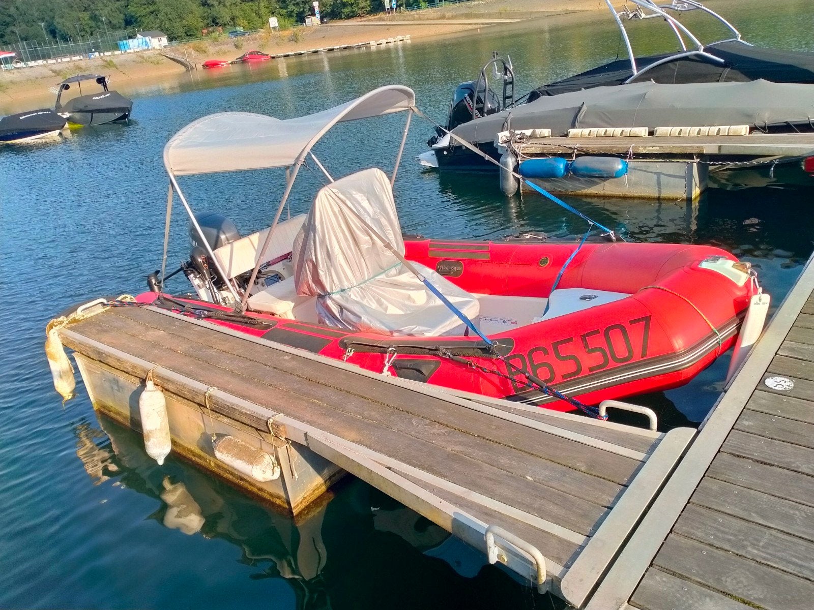 Zodiac pro 9 yamaha 50 cv 4 t remorque mecanorem