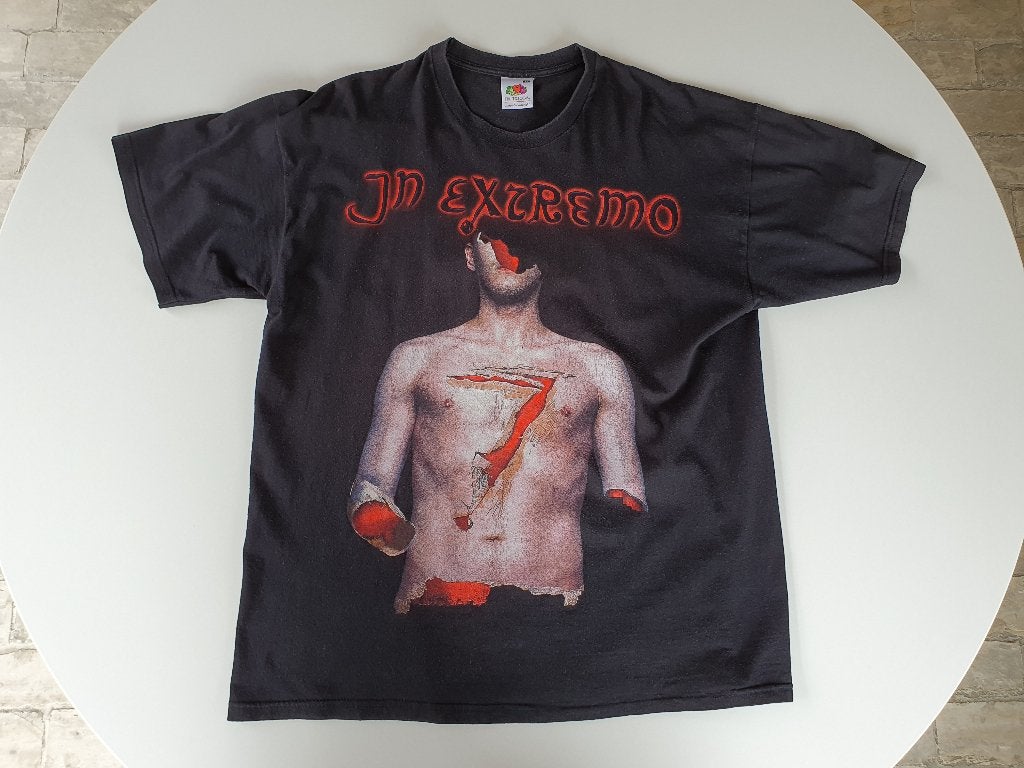Bandshirt In Extremo - 7 (Fruit of the Loom, XL), Ophalen of Verzenden, Gebruikt, Kleding