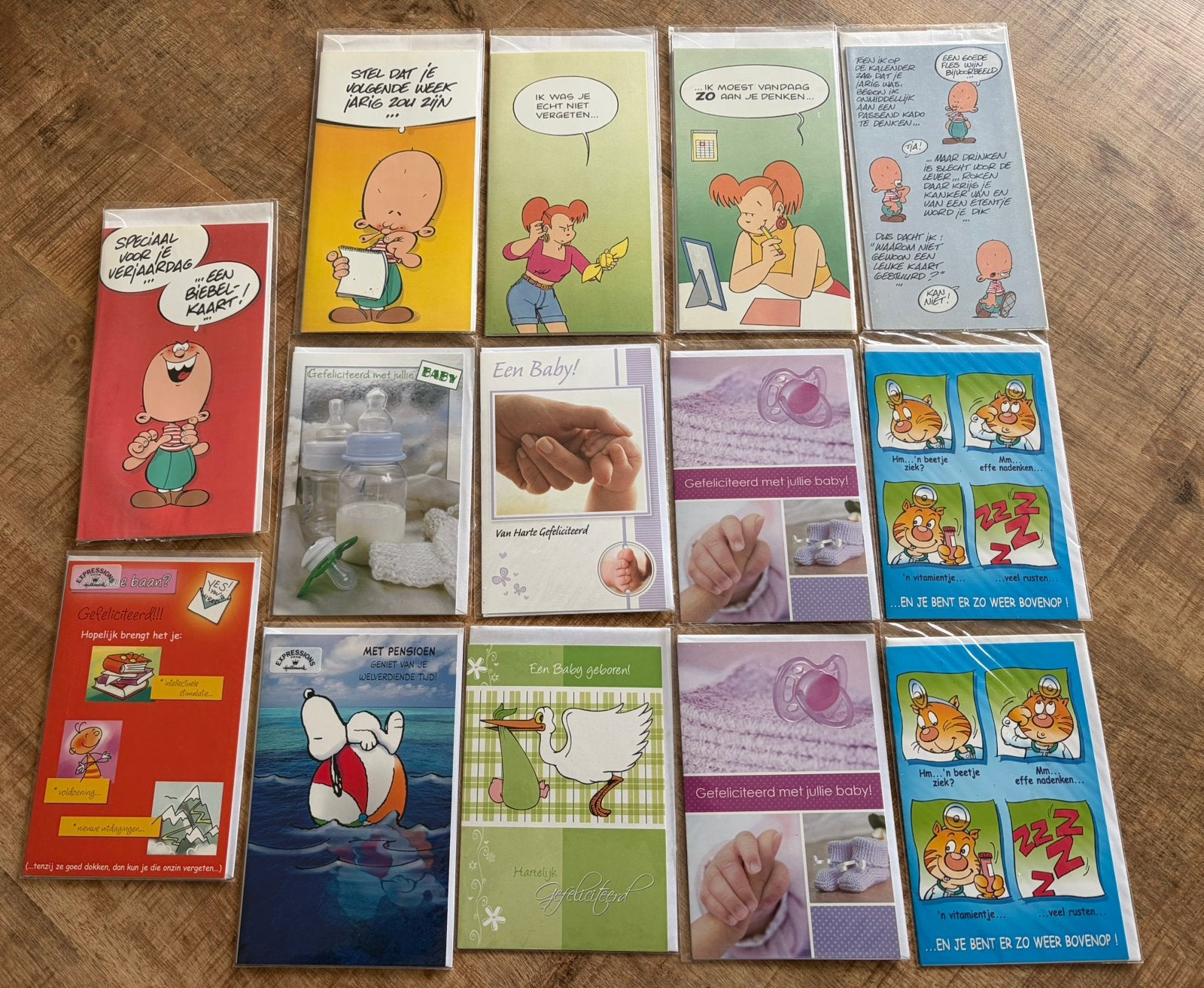 Lot van 14 nieuwe wenskaarten, Ophalen, Nieuw