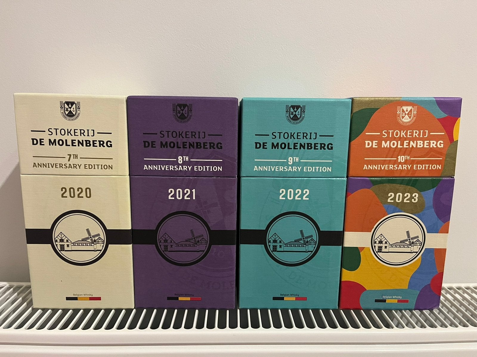 Set van 4 gouden carolus anniversary editions (7-10), Ophalen