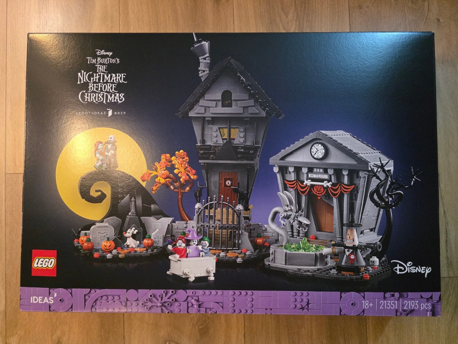 The Nightmare Before Christmas Lego Ideas 21351, Neuf, Lego, Ensemble complet, Ideas