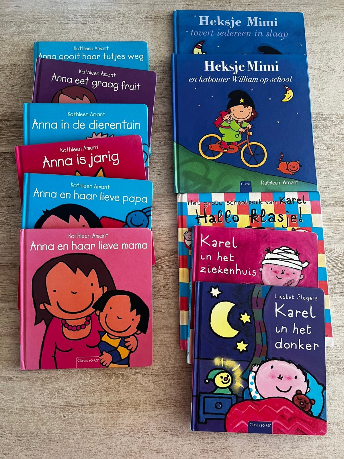 Kinderboeken Anna / Karel / Heksje Mimi, Ophalen, Gelezen