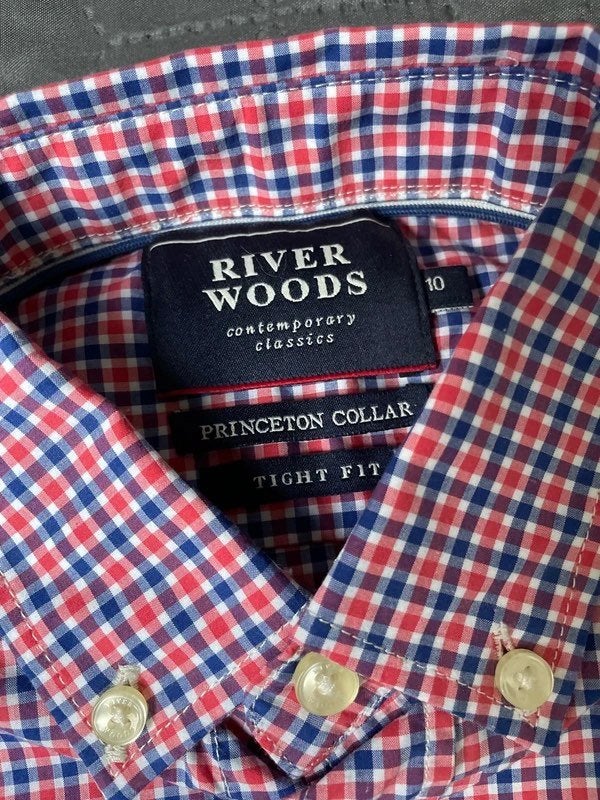 Lot 2 chemises manches longues River Woods garçon 10 ans, Garçon, River Woods, Enlèvement ou Envoi, Chemise ou À manches longues