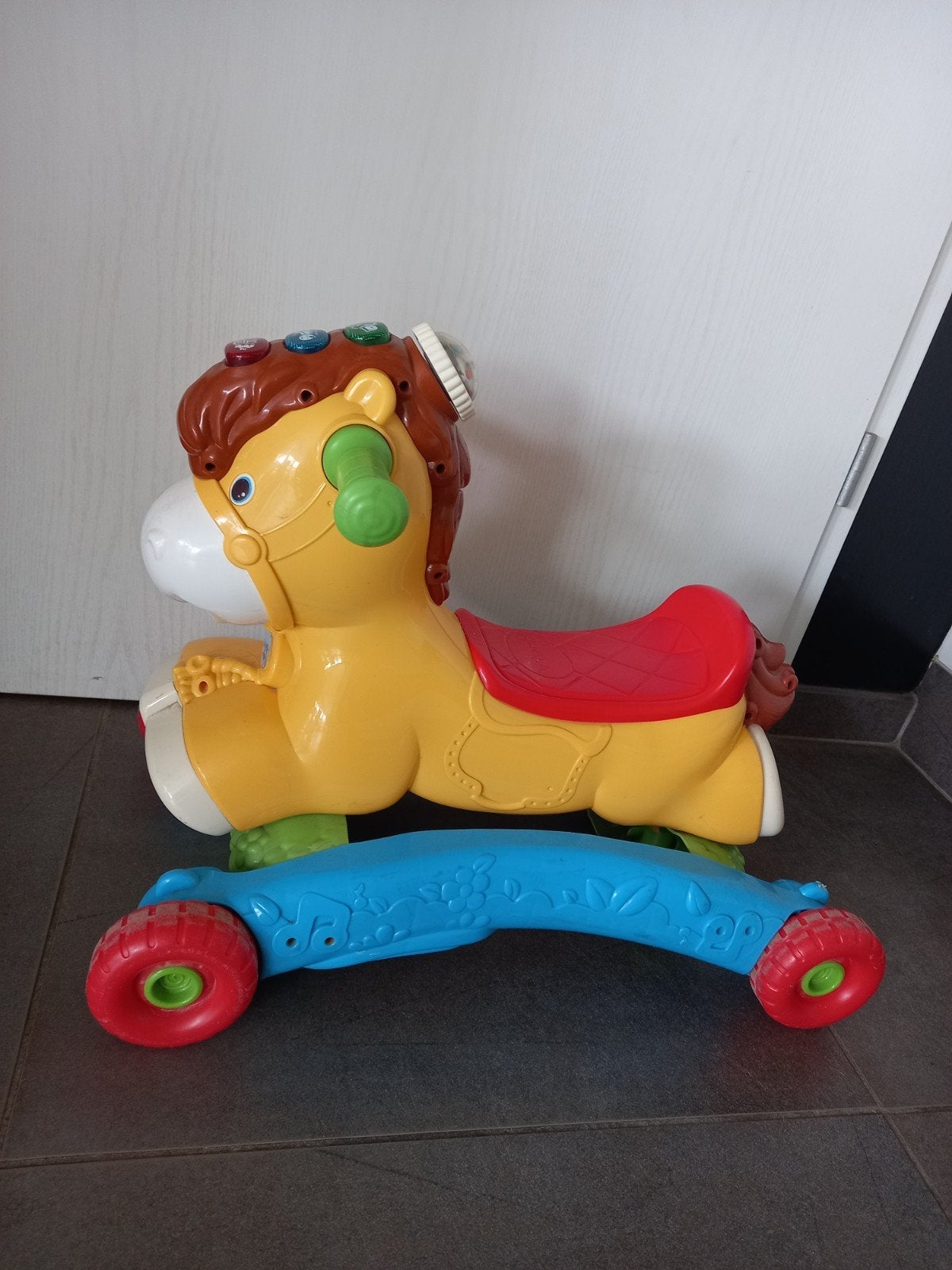 Vtech schommelpaardje x looppaardje, Ophalen of Verzenden, Loopvoertuig