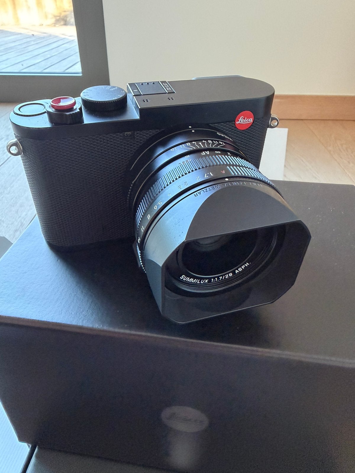 Leica Q2 47.3MP Compact Digital Camera Black, Audio, Tv en Foto, Fotocamera's Digitaal, Ophalen, Zo goed als nieuw, Accu, Leica
