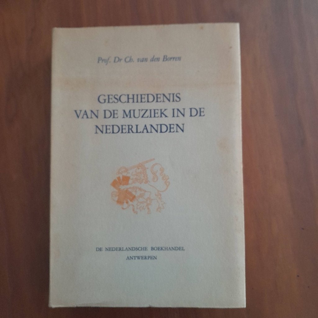 Geschiedenis vd muziek in de Ndln., Gelezen, Charles van den Borren, Ophalen of Verzenden, Overige onderwerpen