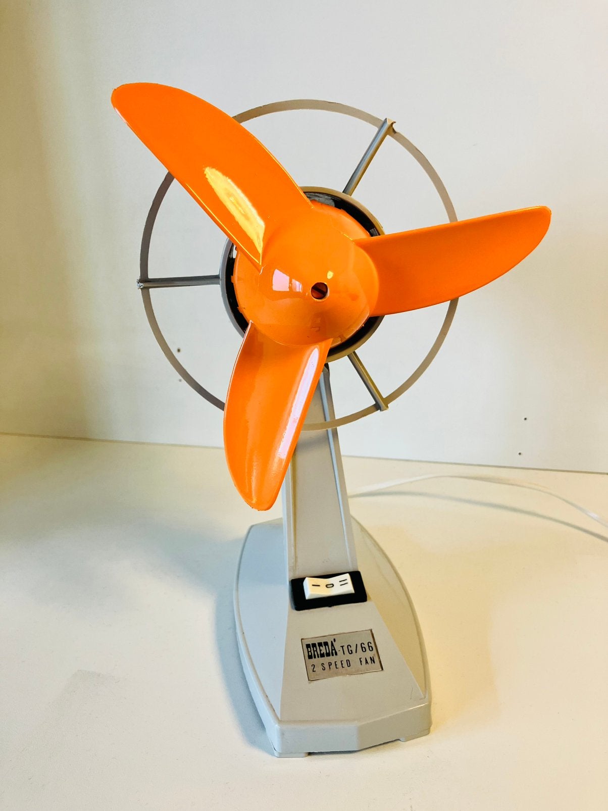 COOLE VINTAGE 60’s “BREDA” VENTILATOR (Zie Beschr.), Antiek en Kunst, Ophalen of Verzenden