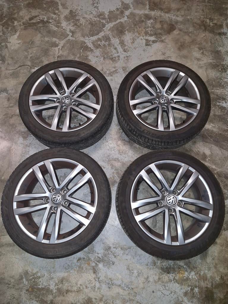 4  pneus sur jantes VW Golf VII R-line, Ophalen, Band(en)