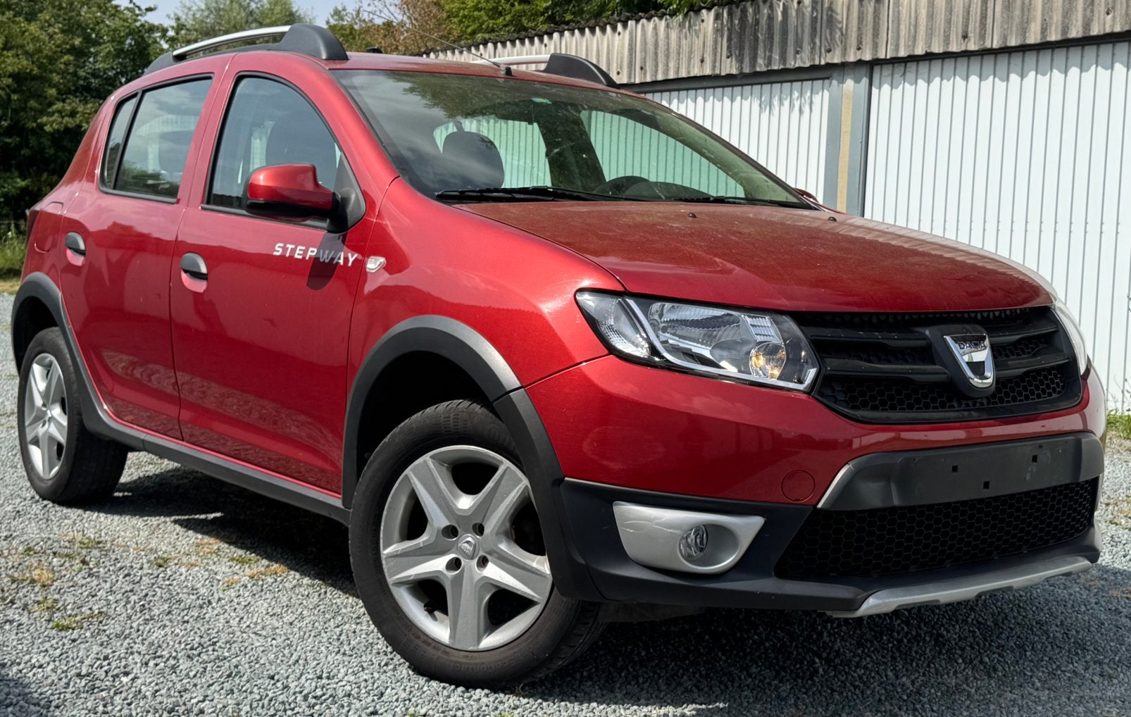 Dacia Sandero 0,9 TCE Stepway//47.000 km, Auto's, Voorwielaandrijving, Stof, Zwart, Bedrijf