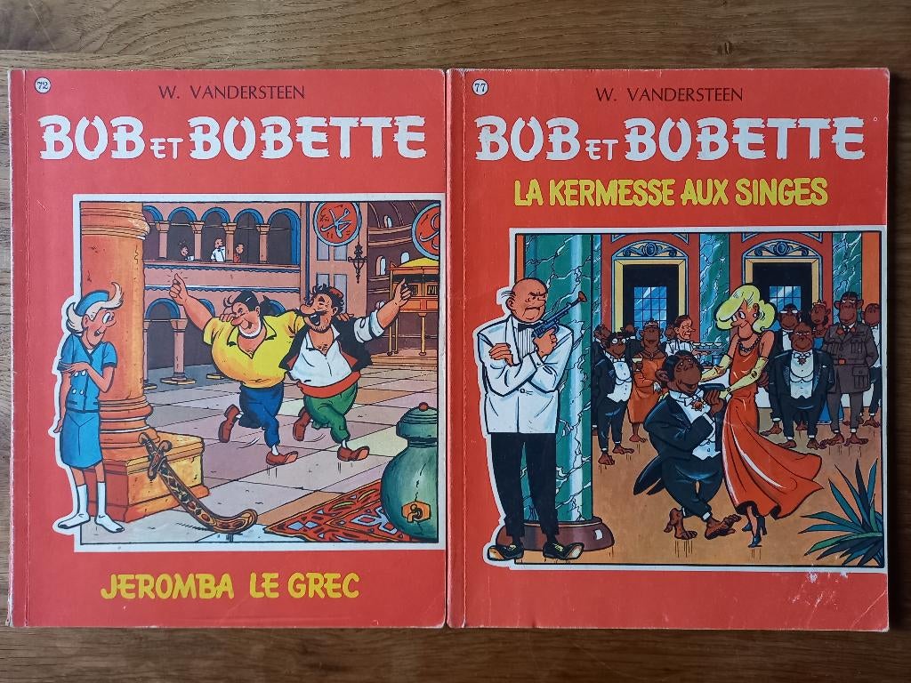 5 Bob et Bobette 1967 (1er rouge en couleur) 2€/p, Enlèvement ou Envoi, Utilisé