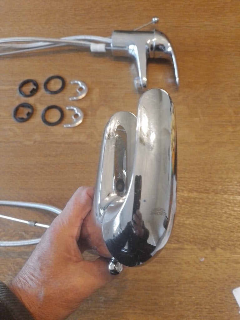 LAVABOKRANEN  GROHE, Doe-het-zelf en Bouw, Ophalen of Verzenden, Zo goed als nieuw, Chroom, Kraan