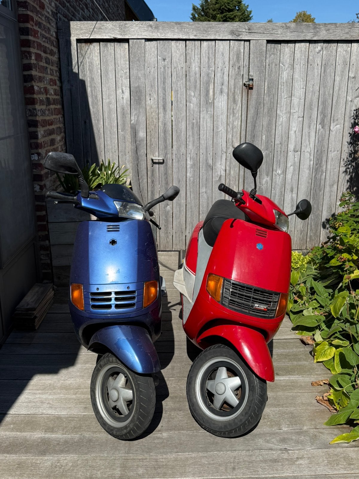 2x Piaggio Quartz 50cc LC met Duitse papieren, 1 vitesses, Classe B (45 km/h), Enlèvement, Utilisé