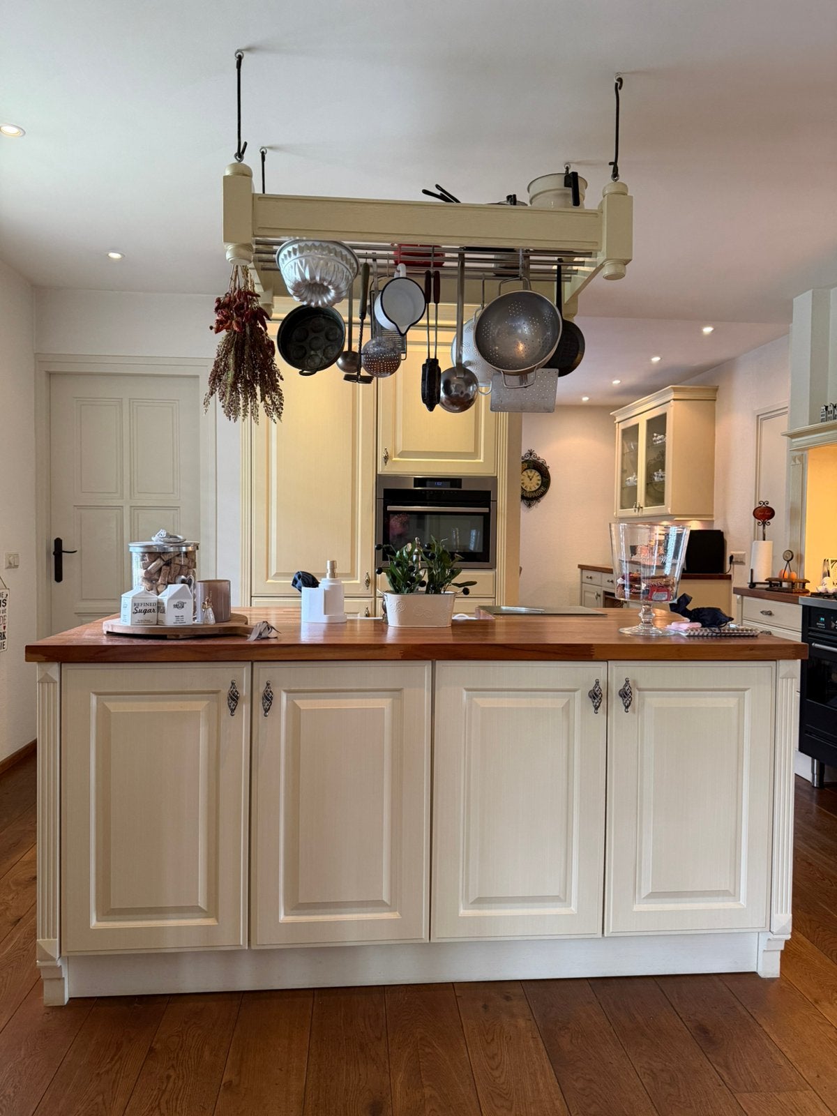 Complete landelijke keuken inclusief apparatuur, Maison & Meubles, Cuisine | Cuisines complètes, Jaune, Bois, Enlèvement, Utilisé