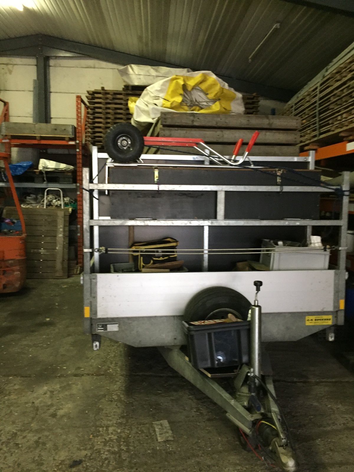 Remorque Hapert 2T 2 essieux, Enlèvement, Utilisé