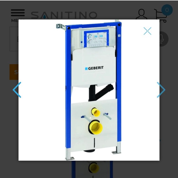 Systeme wc suspendu Geberit neuf, Enlèvement, Neuf