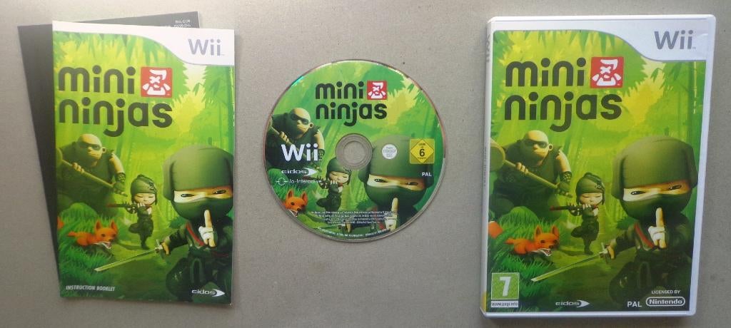 Mini Ninjas voor de Nintendo Wii Compleet, Ophalen of Verzenden, Zo goed als nieuw