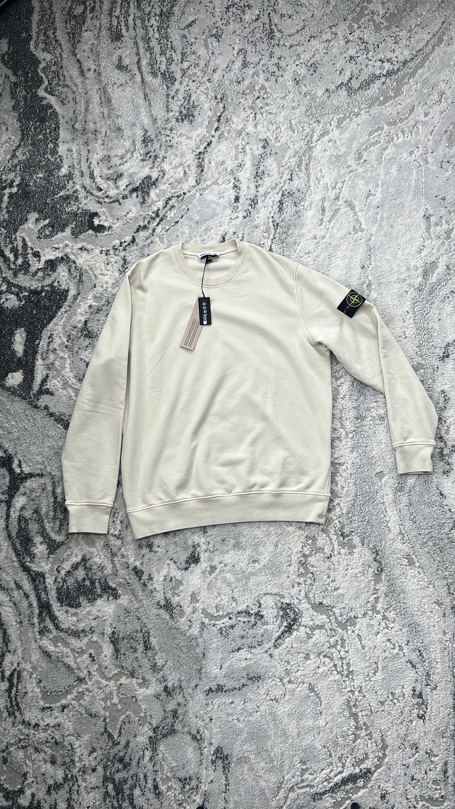 Stone Island Sweater XXL Crème, Ophalen of Verzenden, Nieuw, Overige maten, Beige