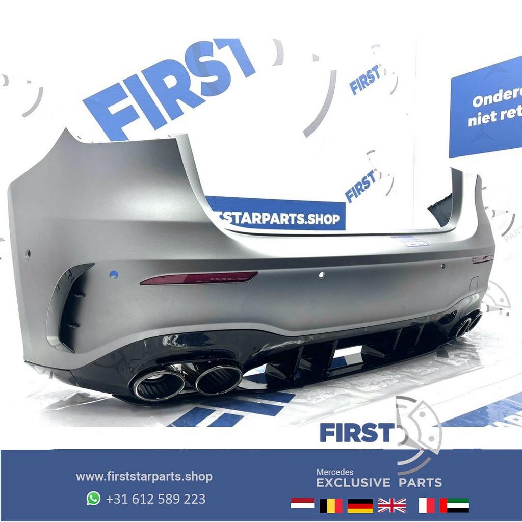 W177 A45 ACHTERBUMPER A KLASSE 2023 A45S AMG ZWART GRIJS WIT, Arrière, Utilisé, -, -