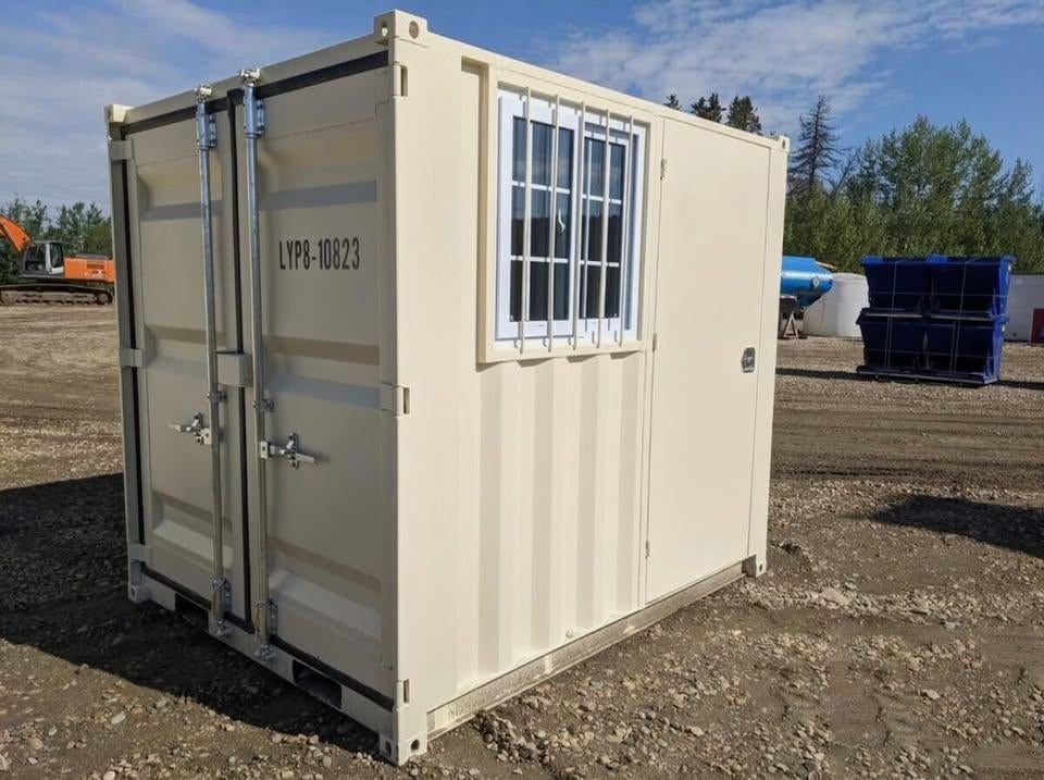 8-voet container met raam en deur in perfecte staat, Ophalen of Verzenden