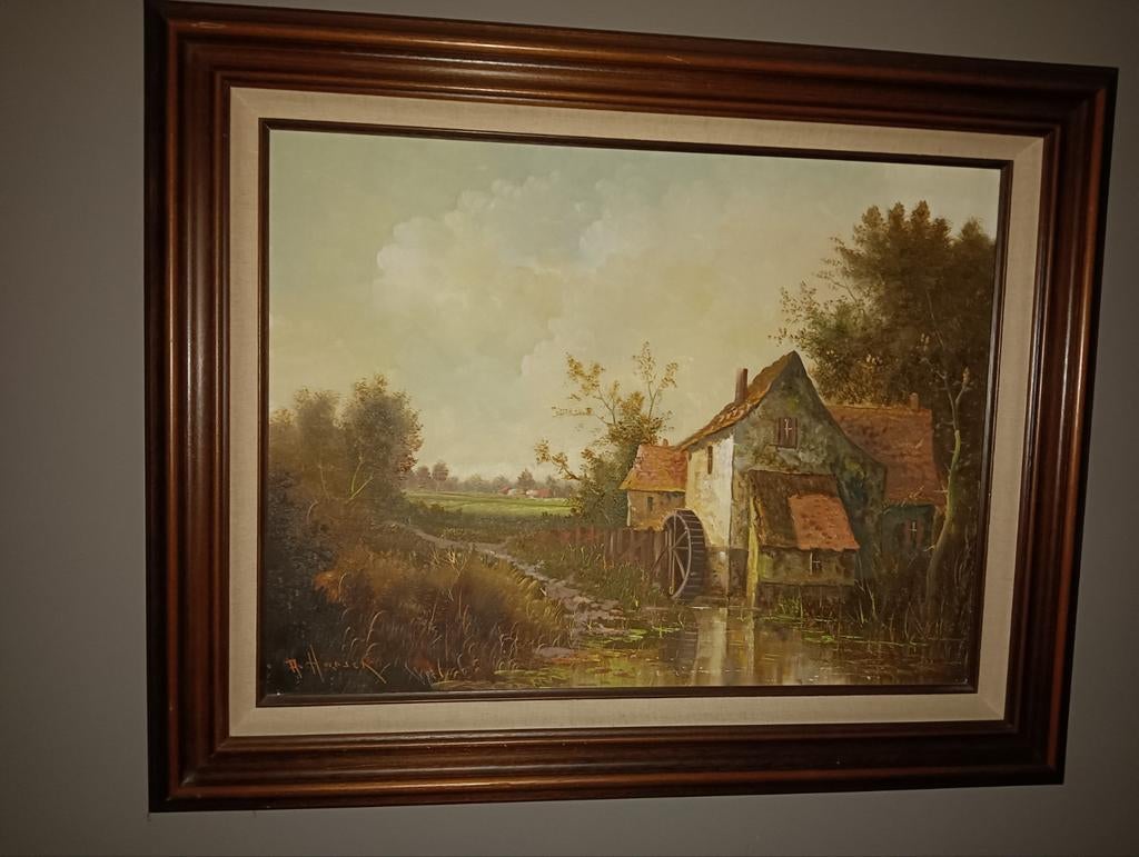 Watermolen zicht, Ophalen