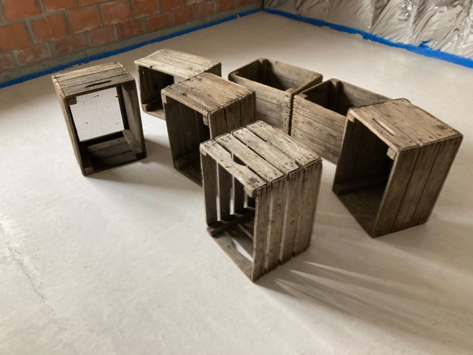 Oude houten bakken, Gebruikt, 50 tot 100 cm, 5 – 50, 50 tot 75 cm