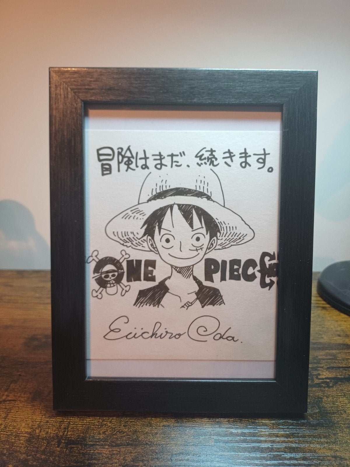 Eiichiro Oda Signed Autograph One Piece Print, Boeken, Ophalen of Verzenden, Nieuw, Stripboeken