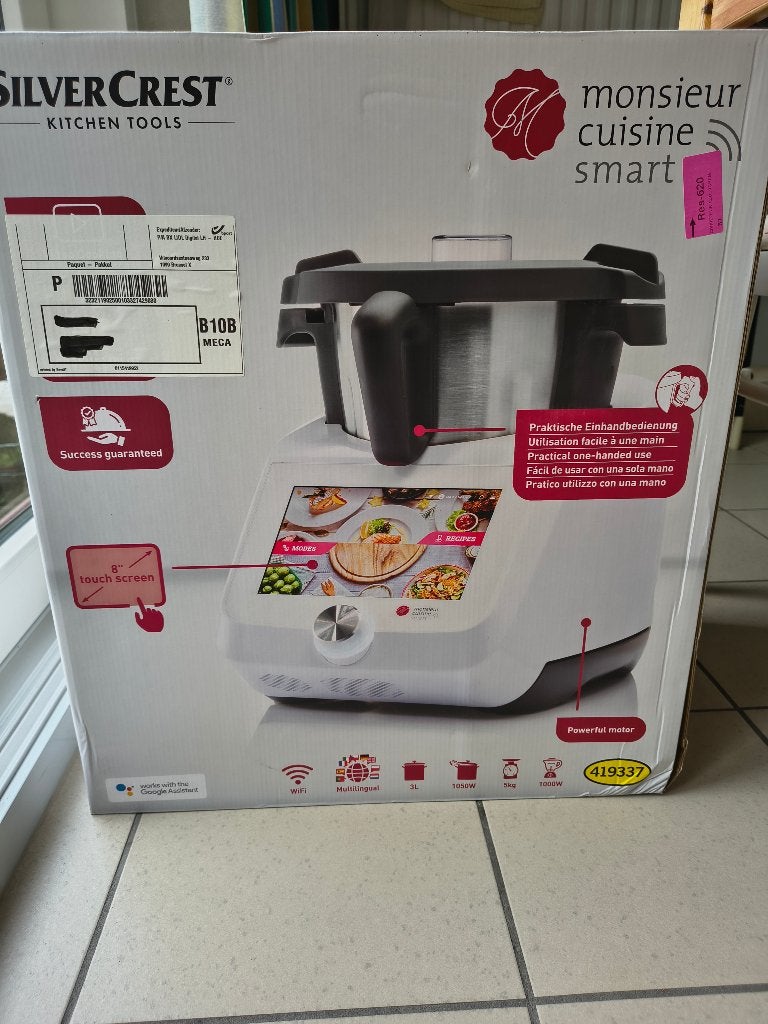 Monsieur Cuisine Smart Silvercrest, Electroménager, Résiste au lave-vaisselle, Comme neuf, Enlèvement, 3 à 4 litres