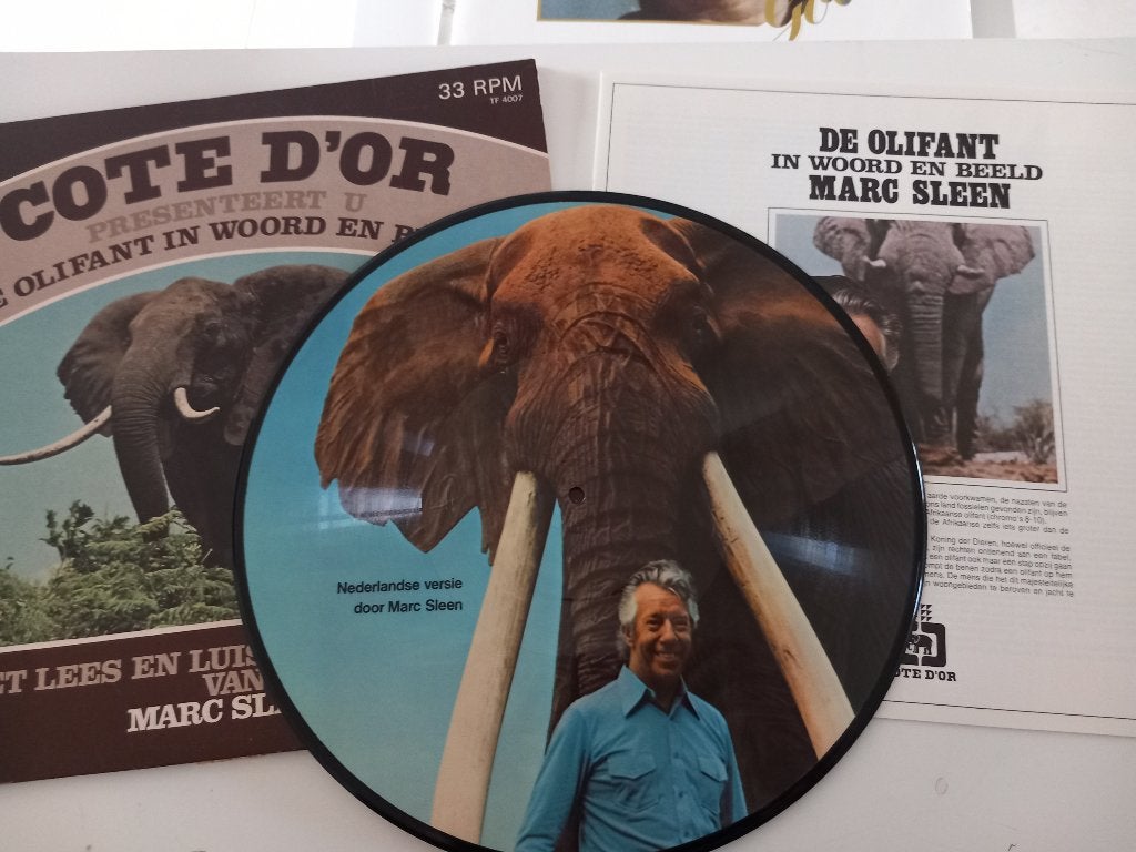 Vinyl LP Côte d'Or Olifant Marc Sleen Nero Strip Afrika, Enlèvement ou Envoi, Comme neuf, 12 pouces, LP