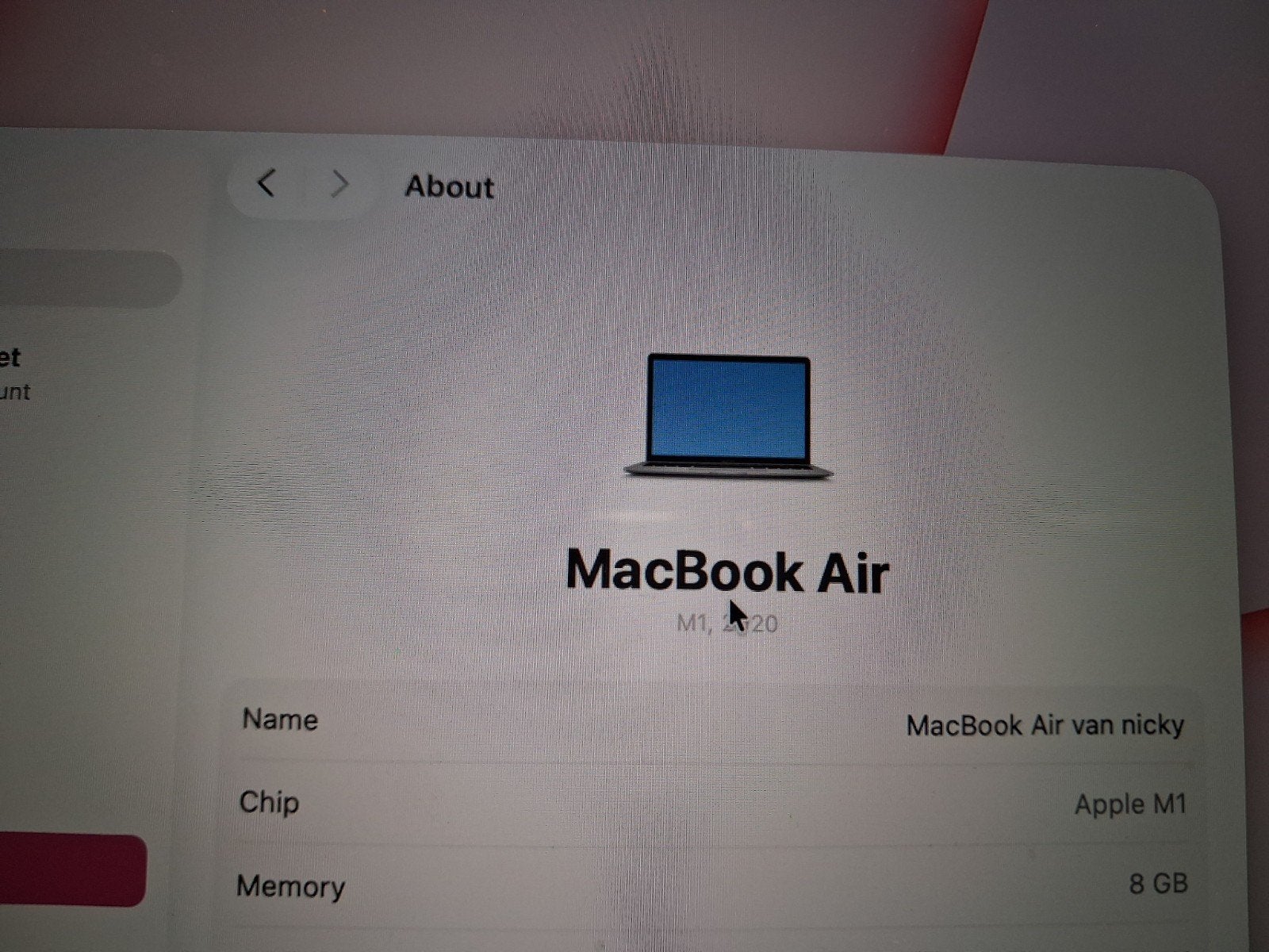 Apple MacBook Air (M1, 2020), Informatique & Logiciels, Enlèvement, SSD, Apple, 8 GB