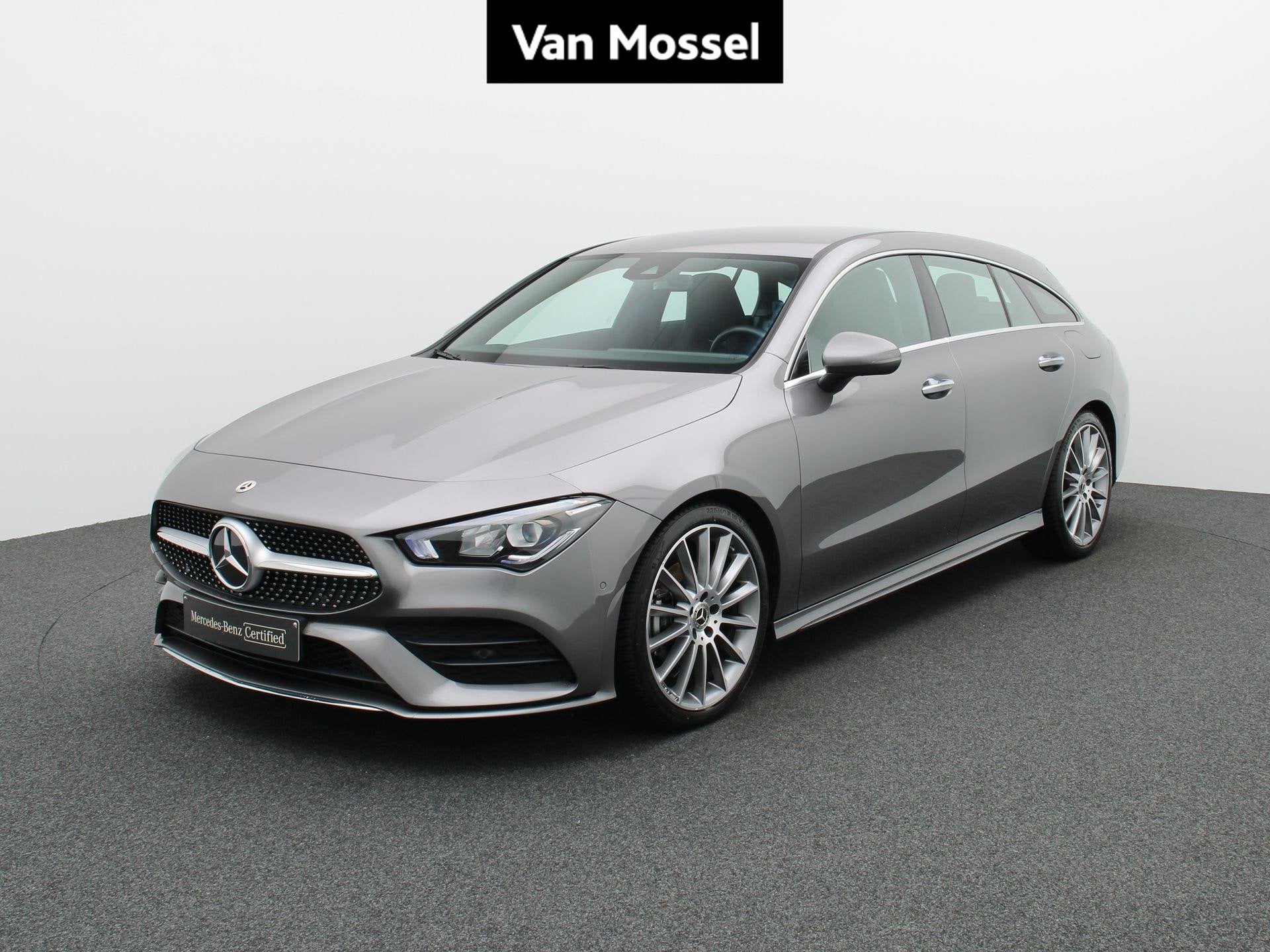 Mercedes-Benz CLA 180 AMG Line Shooting Brake + CARPLAY + LE, Auto's, Stof, Zwart, 4 cilinders, 136 pk