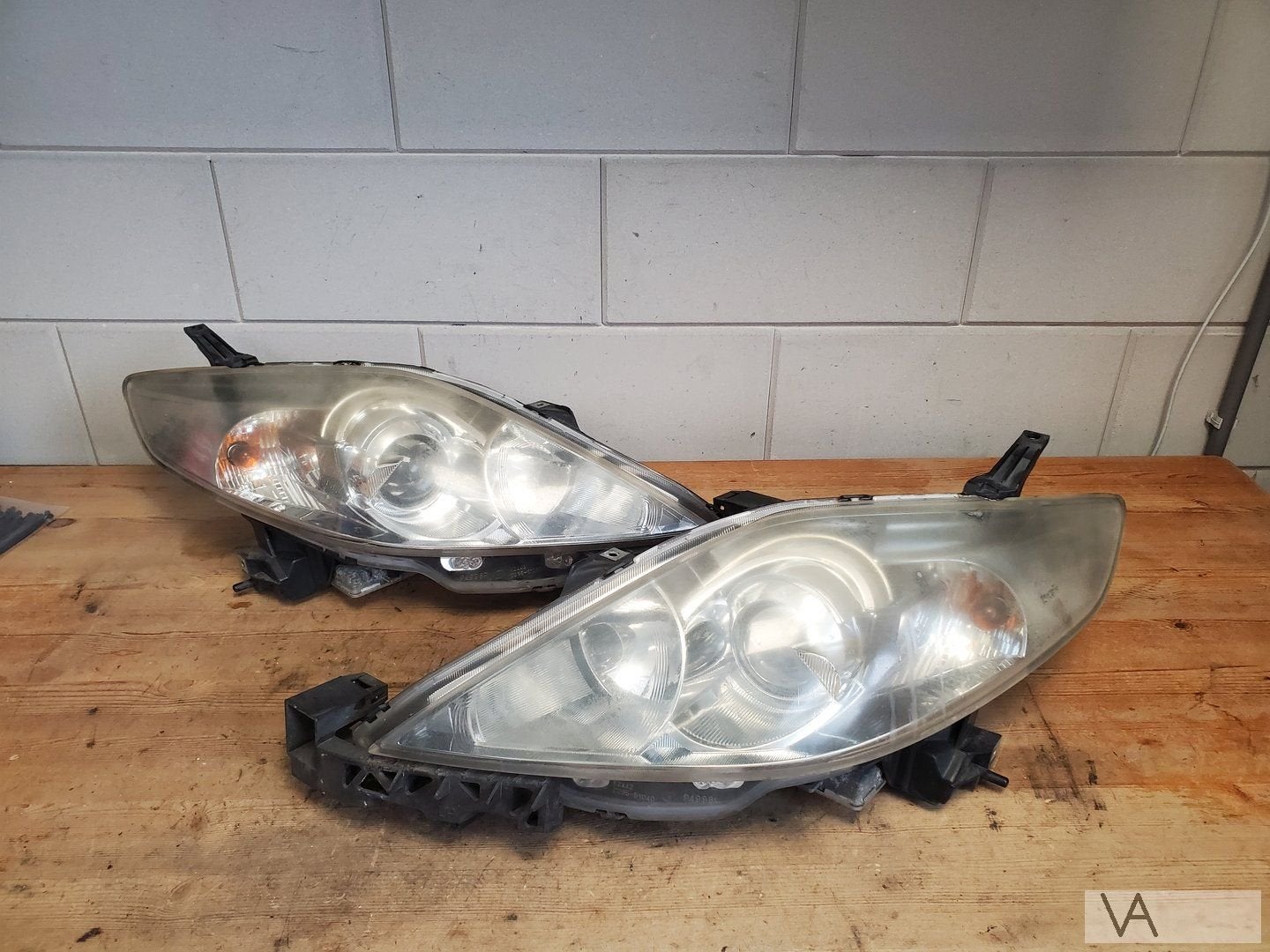 Mazda 5 2005 - 2008 xenon koplamp links met module p5117L, Gebruikt, -, -, Ophalen of Verzenden