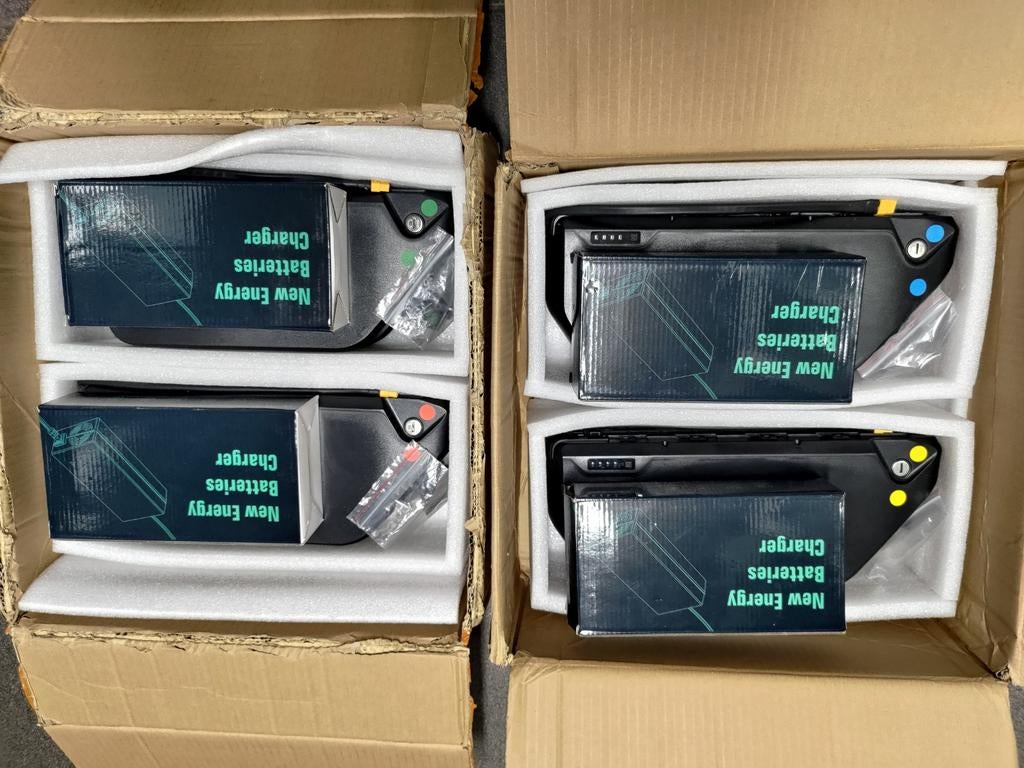 Batteries Samsung 52v 25Ah neuves+chargeurs, Ophalen