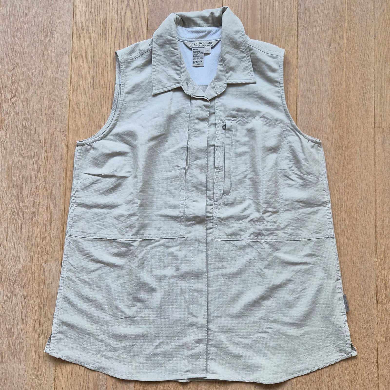 Royal Robbins outdoor gilet, maat M, Maat 38/40 (M), Royal Robbins, Beige, Overige typen