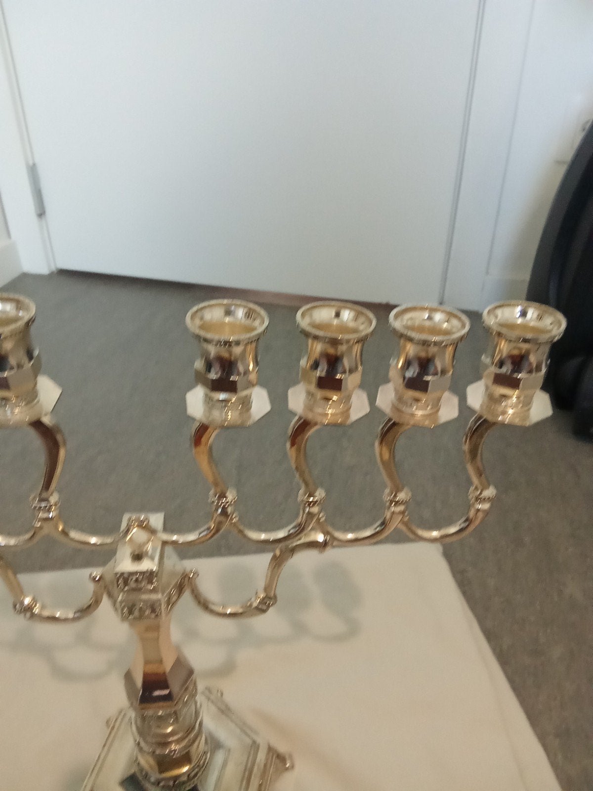 zilveren kandelaars, Antiek en Kunst, Ophalen of Verzenden, Zilver