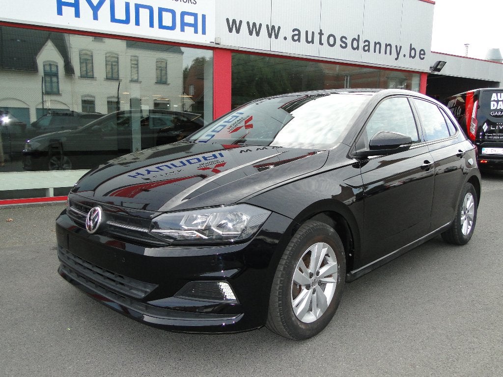 VW POLO NAVI CARPLAY, Auto's, Voorwielaandrijving, Stof, 48 kW, Zwart